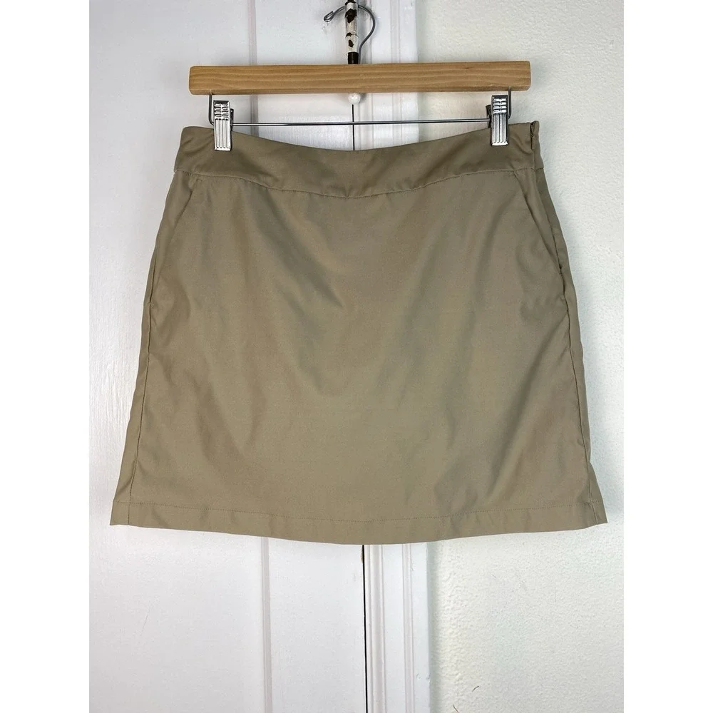 NIKE Dri-Fit Golf Women's 6 Tan Athletic Skort Skirt